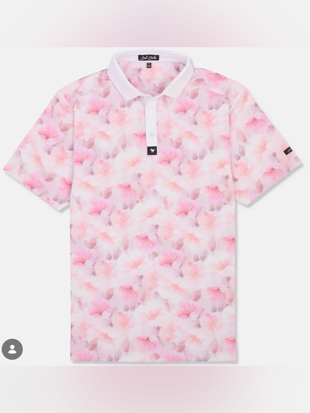 Bad Birdie The Bungalow Golf Polo Men’s Size Medium